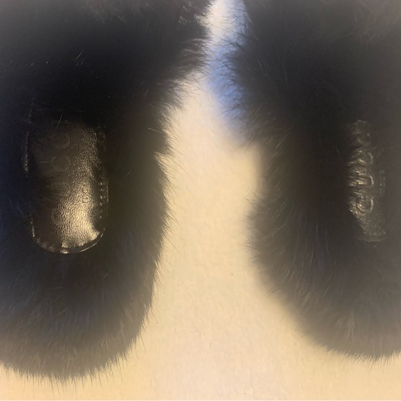 COPY - New Gucci Princeton Leather & Lamb Fur Slides - size 40 - Picture 7 of 15